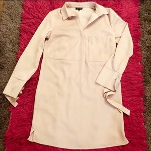 Topshop blush pink dress